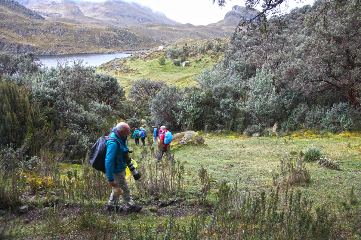 Hans Mom in El Cajas